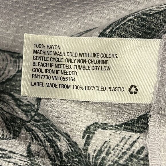 A New Day Floral turtle neck a-line Maxi Dress with long sleeves size XS - Picture 10 of 12